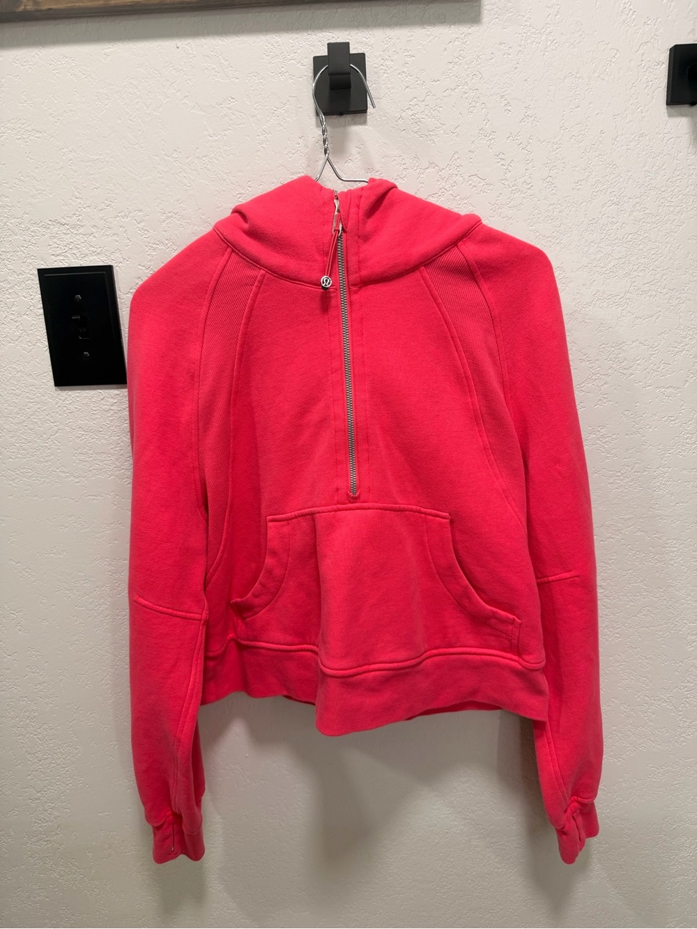 Lululemon Scuba Oversized Half-Zip Hoodie XS/S Lip Gloss